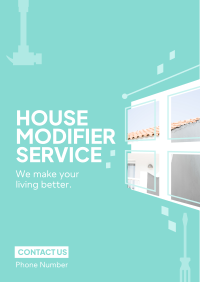 House Modifier Service Poster