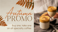 Autumn Coffee Promo Facebook Event Cover