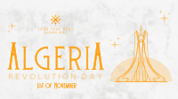 Algeria Revolution Day Minimal Animation