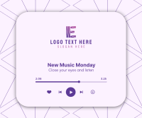 Elegant Music Player Facebook Post