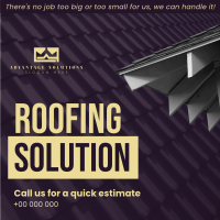 Roofing Solution Instagram Post Image Preview