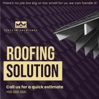 Roofing Solution Instagram Post Image Preview