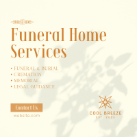 Funeral White Rose Instagram Post Image Preview