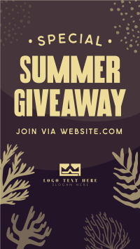 Corals Summer Giveaway Video