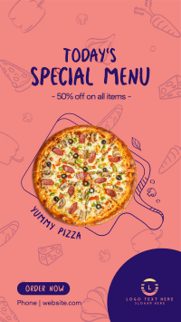 Today's Special Pizza Facebook Story