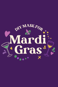 Mardi Gras Toast Pinterest Pin Design