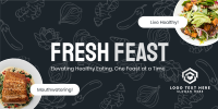 Fresh Feast Food Recipe Twitter Post