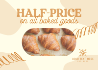 Bake Sale Promo Postcard