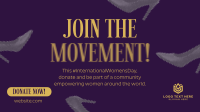 Womens Day Fundraising Animation