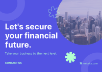 Financial Safety Business Postcard