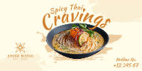 Spicy Thai Cravings Twitter Post