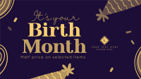 Birthday Month Promo Facebook Event Cover