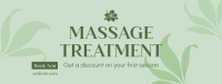 Massage Therapy Service Facebook Cover Image Preview