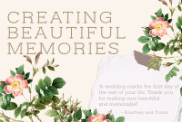 Creating Beautiful Memories Pinterest Cover