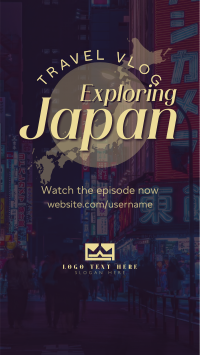 Japan Vlog TikTok Video Design