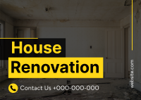 House Renovation Postcard