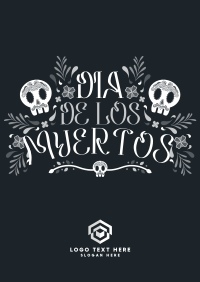 Colorful Calavera Poster