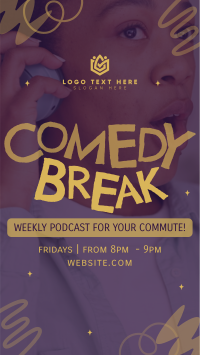 Comedy Break Podcast TikTok Video