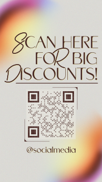 Minimal Scan Discount Facebook Story