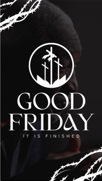 Simple Good Friday Facebook Story