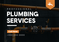 Plumbing Services Postcard