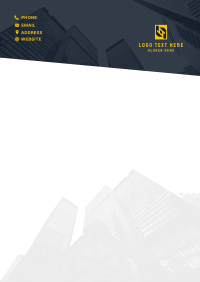 Cityscape Towers Letterhead Image Preview