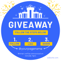 Simple Giveaway Instagram Post Image Preview