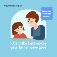 Best Dad Advice Instagram Post Image Preview