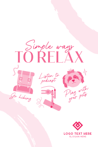 Cute Relaxation Tips Pinterest Pin