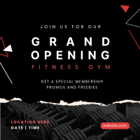 Fitness Gym Grand Opening Instagram Post