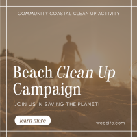 Beach Clean Up Drive Instagram Post Image Preview