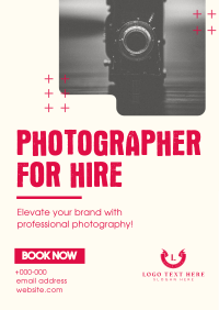 Photographer for Hire Poster