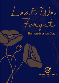 Remembrance Flowers Flyer