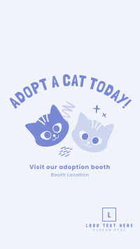 Adopt A Cat Today Instagram Story