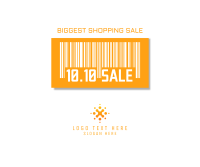 10.10 Sale Barcode Facebook Post