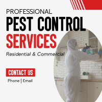 Pest Control Business Services Linkedin Post Design