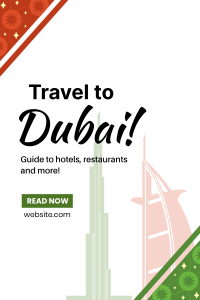 Dubai Travel Booking Pinterest Pin Image Preview