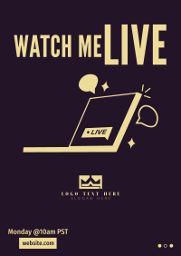 Live Doodle Watch Poster