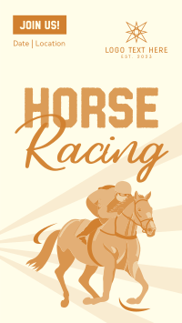 Vintage Horse Racing Video