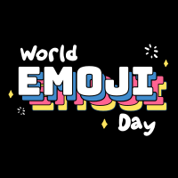 Emoji Day Lettering Instagram Post