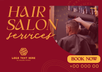 Salon Beauty Services Postcard