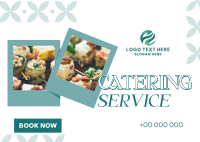 Catering Service Business Postcard