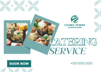 Catering Postcard example 3