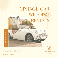 Wedding Car Instagram Post example 1