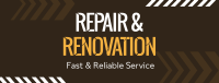 Repair & Renovation Facebook Cover