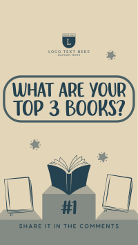 Your Top 3 Books Facebook Story