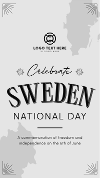 Conventional Sweden National Day Instagram Story