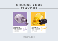 Choose Your Flavour Postcard Design