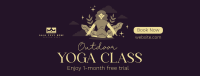 Outdoor Yoga Class Facebook Cover