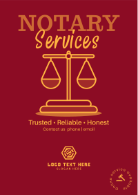 Reliable Notary Flyer Design